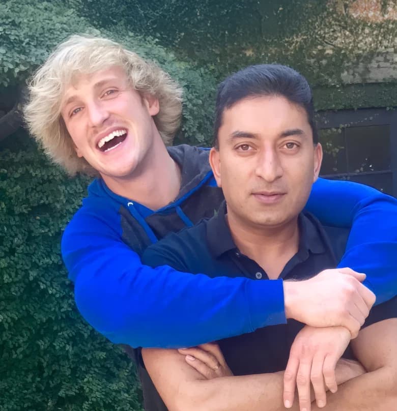 Sheeraz Hasan with Logan Paul